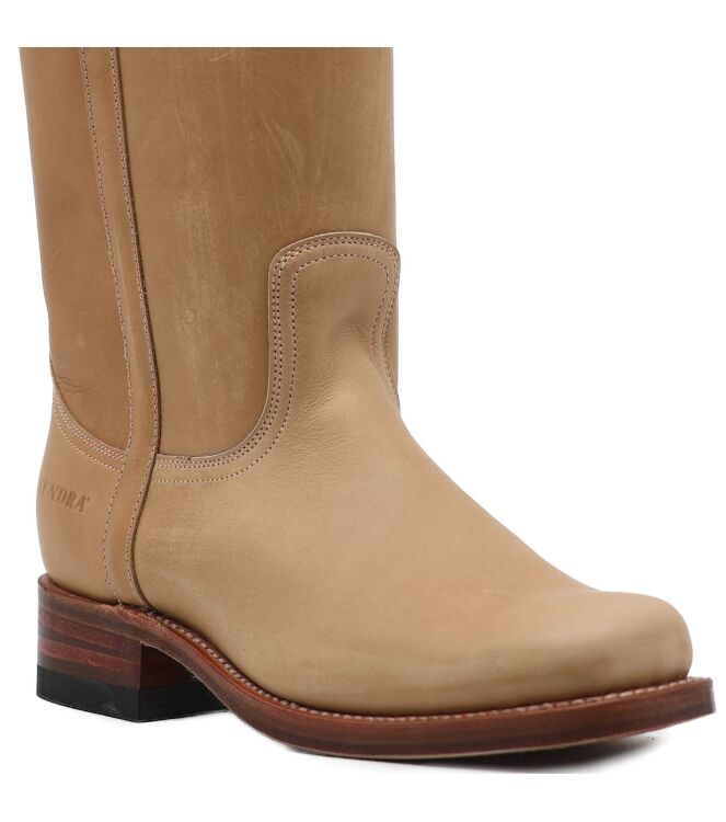 Sendra Boots Sendra Boots dames cowboylaarzen naturel Box Bras Crepe Sendra Dames Cowboy Laarzen in Naturel online kopen