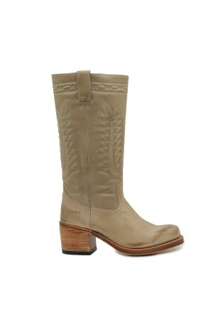 sendra boots dames cowboylaarzen beige