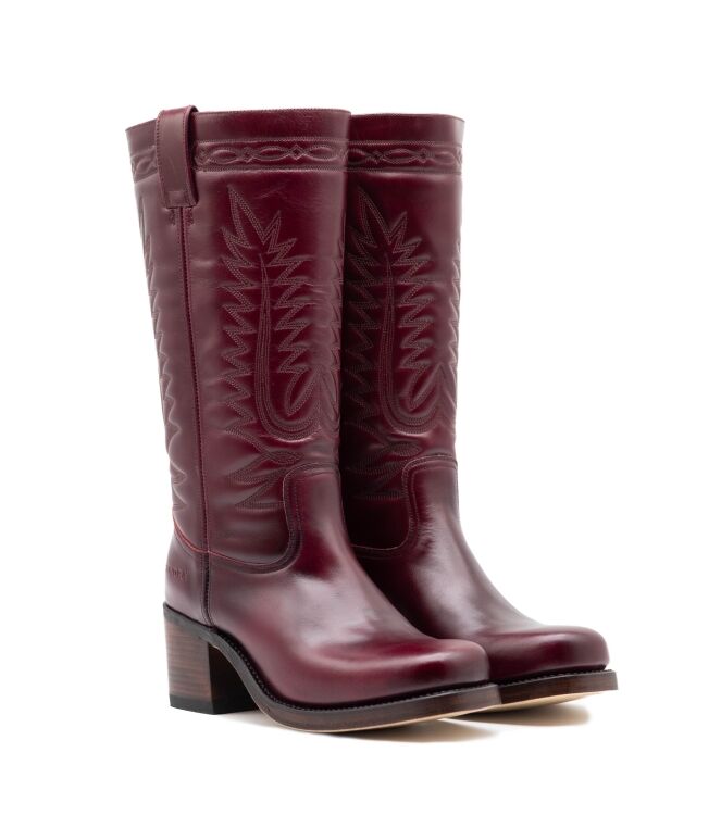 Sendra Boots Sendra Boots dames cowboylaarzen donker rood AJAX C-Whine Sendra Boots dames cowboylaarzen donker rood 25 rood donker bordeaux Direct leverbaar uit de webshop van www.taft.nl/