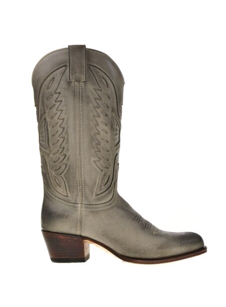 Sendra boots Dames cowboylaarzen licht grijs