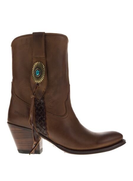 Sendra boots Dames cowbylaarzen op hak bruin