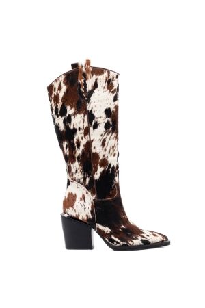 alma en pena dames cowboyboots naturel combi