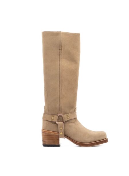 Sendra boots Dames cowboylaarzen beige suede