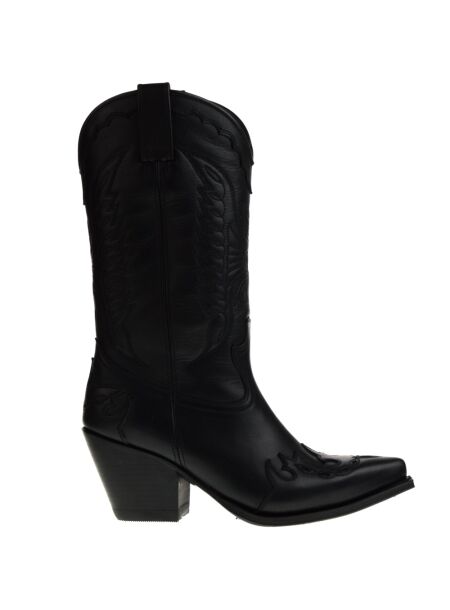 Sendra boots Dames cowboylaarzen zwart