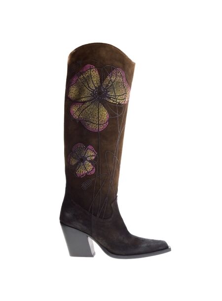 Fruit Fruit Western Boots Brown for Women 