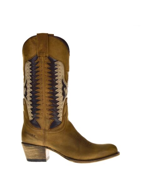 Sendra boots Dames cowboylaarzen cognac