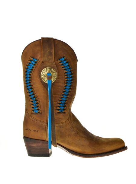 Sendra boots Dames cowboylaarzen naturel