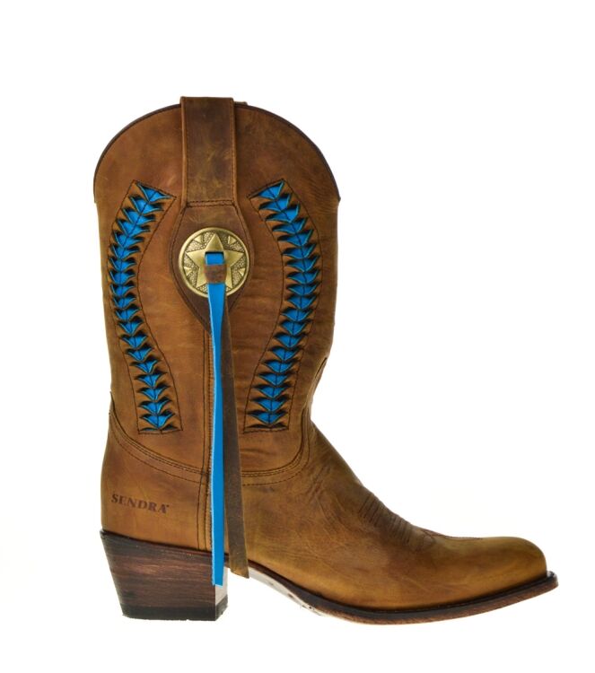 Sendra Dames Cowboy Laarzen in Naturel online kopen 
