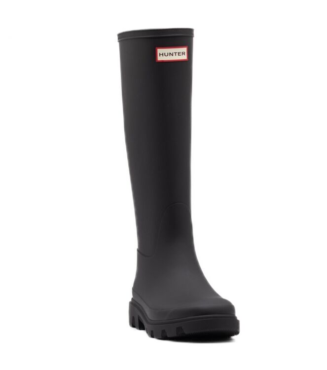 Hunter Hunter dames regen laarzen rubberzolen Black Hunter Dames Regen Laarzen in Zwart online kopen
