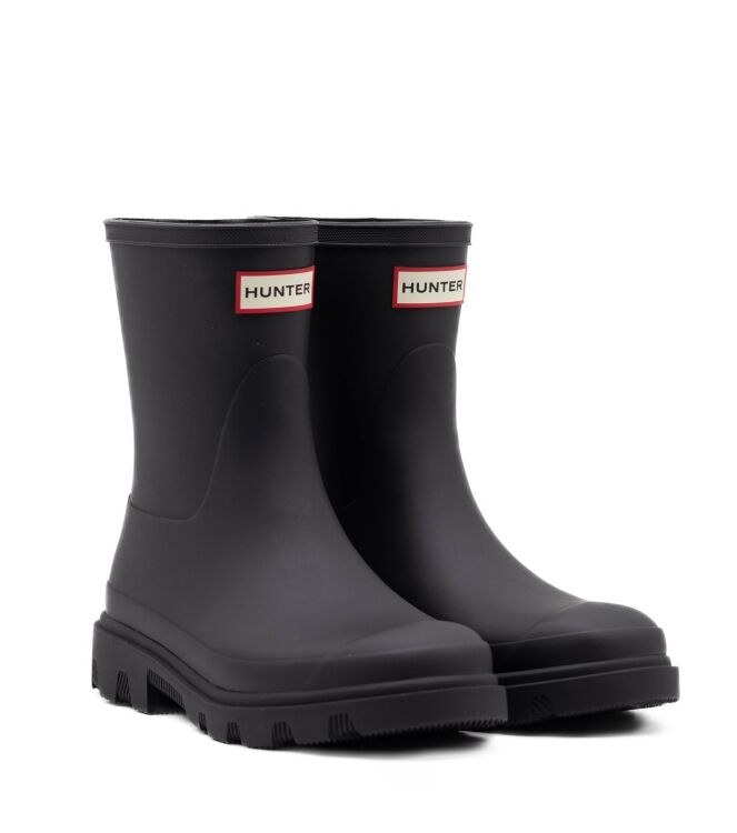 Hunter Hunter dames regenlaarzen rubberzolen z Black Hunter Dames Regen Laarzen in Zwart online kopen
