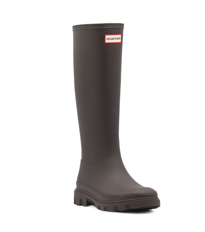 Hunter Hunter dames regenlaarzen bruin Chocolate Brown Hunter Dames Regen Laarzen in Bruin online kopen