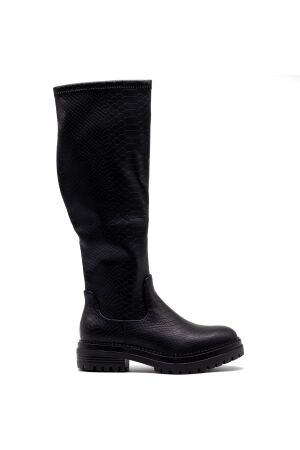 Posh dames laarzen zwart croco