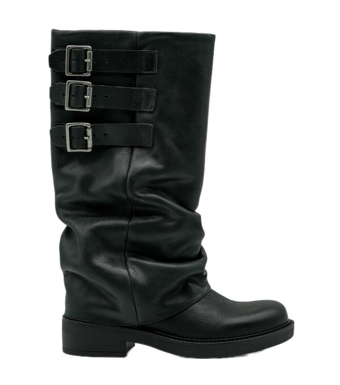 Gisel Moire Gisel Moire dames laarzen zwart Tex Nero Gisel Moire dames laarzen zwart 11 zwart leer Direct leverbaar uit de webshop van www.taft.nl/