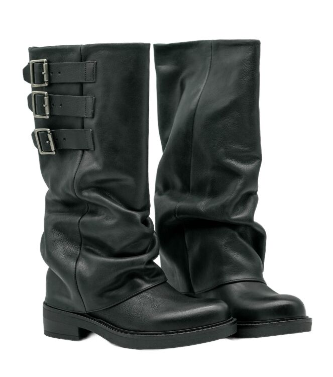 Gisel Moire Gisel Moire dames laarzen zwart Tex Nero Gisel Moire dames laarzen zwart 11 zwart leer Direct leverbaar uit de webshop van www.taft.nl/
