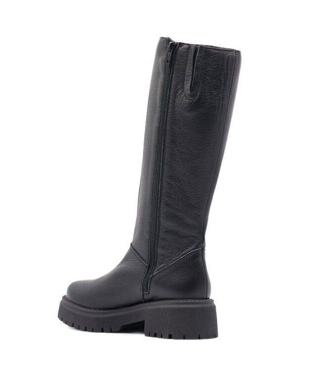 BTMR BTMR dames laars rubberzool zwart Libra Negro BTMR Dames Hoge Laarzen in Zwart online kopen