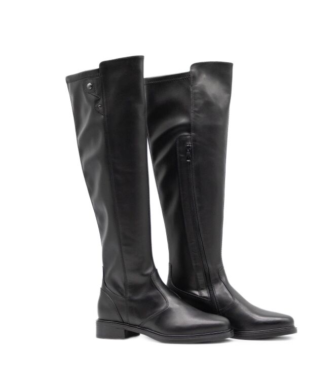NeroGiardini NeroGiardini dames laarzen rubberzool zwart Guanto Nero Nero Giardini Dames laarzen in Zwart online kopen