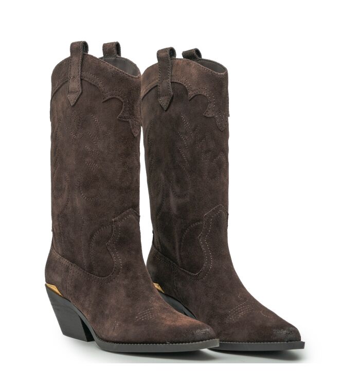 Liu Jo Liu Jo dames laarzen bruin Moka S3365 Liu Jo dames laarzen bruin 62 bruin suede/nubuck Direct leverbaar uit de webshop van www.taft.nl/