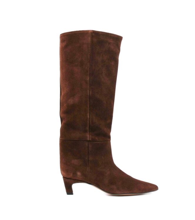 Angel Alarcon Angel Alarcon dames laarzen bruin suede Cow Suede Wenge Angel Alarcon Dames Laarzen Bruin Suede