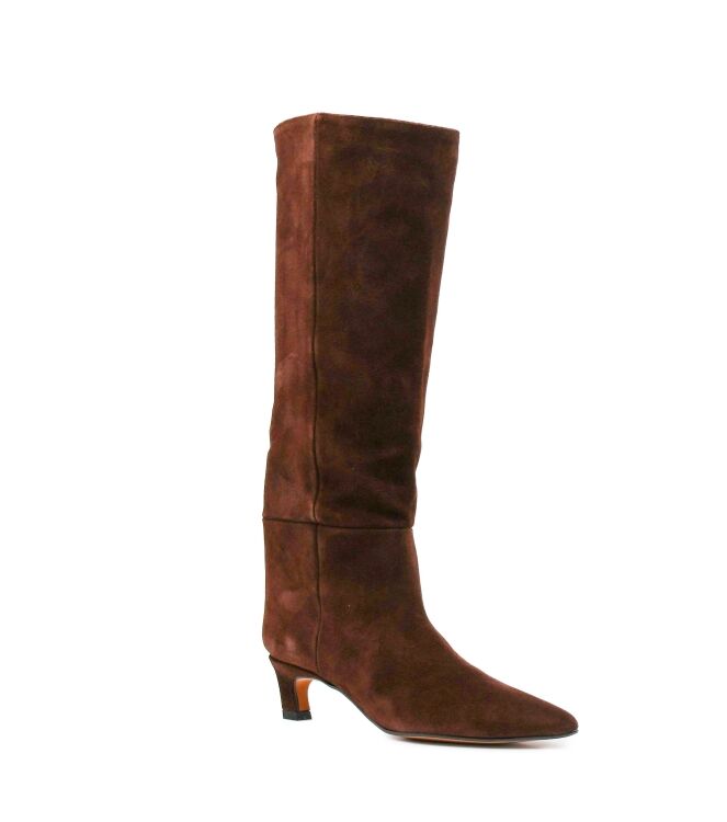 Angel Alarcon Angel Alarcon dames laarzen bruin suede Cow Suede Wenge Angel Alarcon Dames Laarzen Bruin Suede