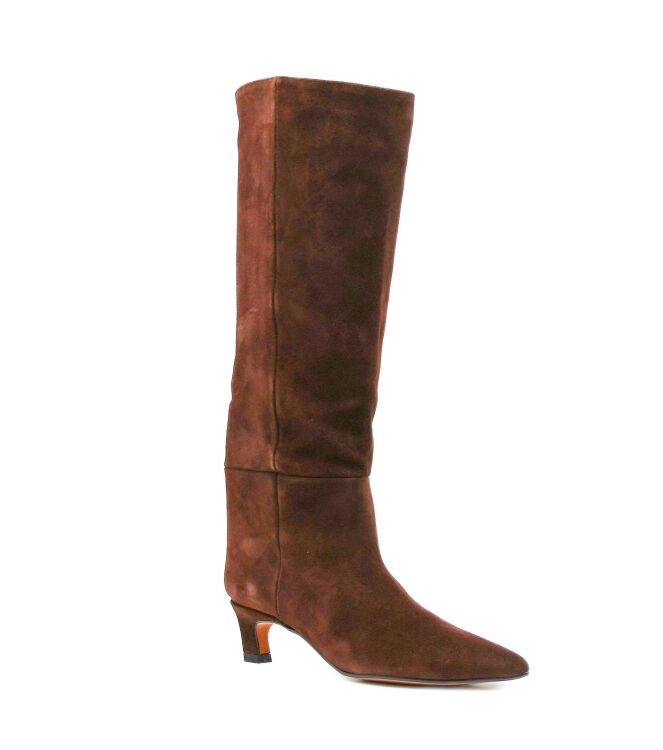 Angel Alarcon Angel Alarcon dames laarzen bruin suede Cow Suede Wenge Angel Alarcon Dames Laarzen Bruin Suede