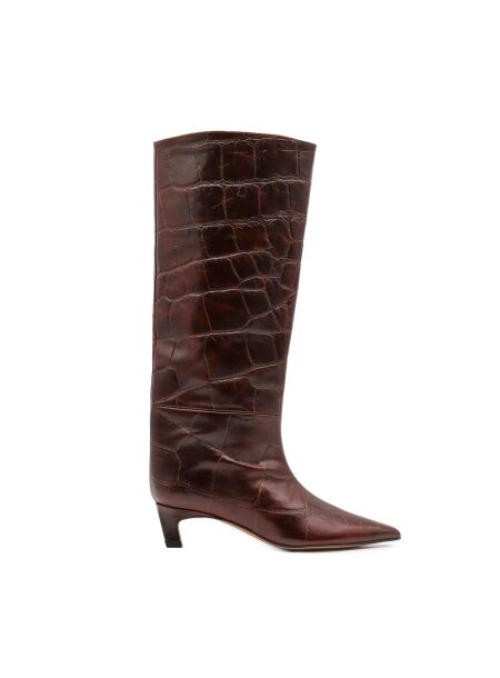 Angel alarcon Dames laarzen bruin croco