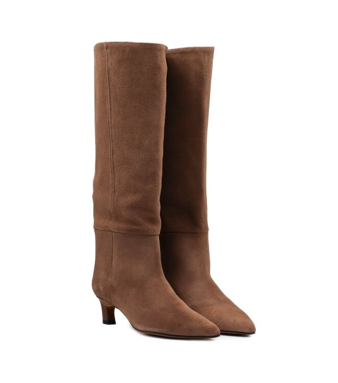 Angel Alarcon Angel Alarcon dames laarzen naturel suede Cow Suede Tufo Angel Alarcon Dames Laarzen Naturel Suede