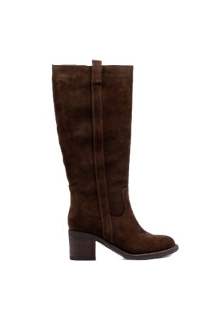 poelman dames laarzen bruin suede