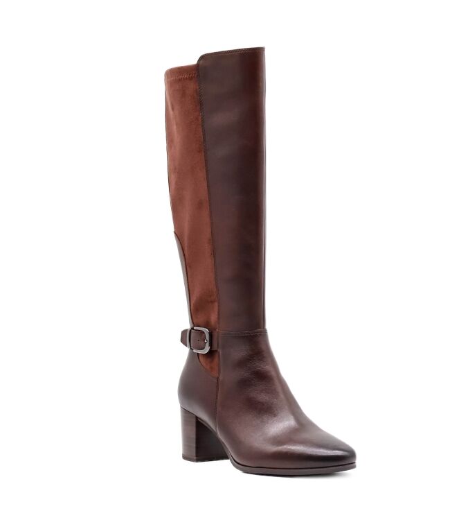 Caprice Caprice dames laarzen bruin Dk Brown Combi Caprice Dames laarzen in Bruin online kopen