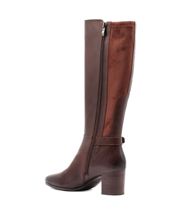 Caprice Caprice dames laarzen bruin Dk Brown Combi Caprice Dames laarzen in Bruin online kopen