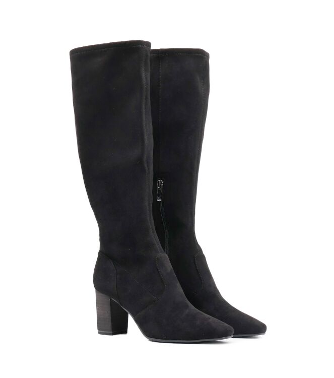 Caprice Caprice dames laarzen zwart Black Stretch Caprice Dames Hoge Laarzen in Zwart online kopen
