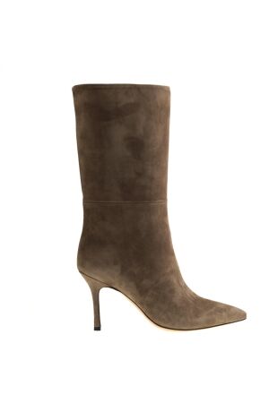 the seller dames laarzen bruin suede