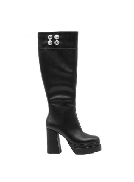 Buffalo Dames laarzen plateau zwart