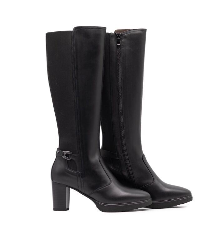 NeroGiardini NeroGiardini dames plateaulaars zwart Guanto Col Nero Nero Giardini Dames Hoge laarzen in Zwart online kopen