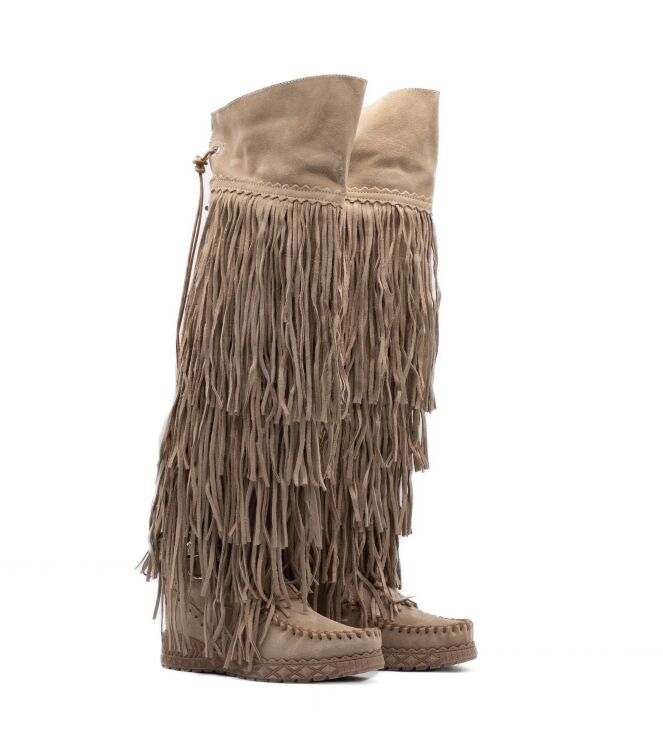 El Vaquero Laarzen in Beige online kopen.