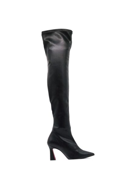 Cuple Cuple Over The Knee Boots Black for Women