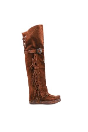 El Vaquero dames overkneelaarzen bruin