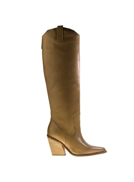 Bronx Bronx Over The Knee Boots Natural for Woman