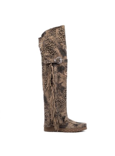 El vaquero Dames overkneelaarzen 