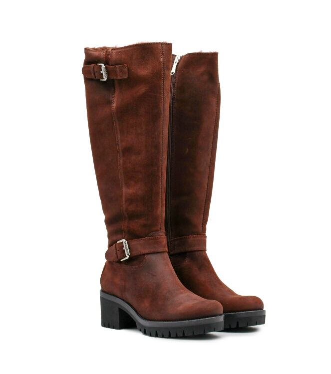 Panama Jack Panama Jack dames laarzen gevoerd bruin Velour Grass Marron Panama Jack Dames Laarzen Gevoerd in Bruin online kopen