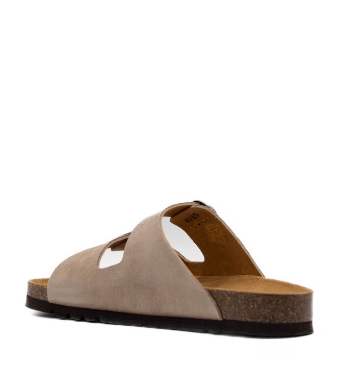 Scholl Heren Slippers in Donker Beige online kopen 