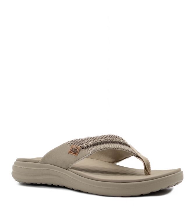 Hey Dude Heren Slippers in Beige online kopen 