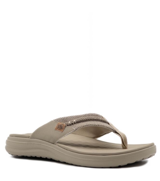 Hey Dude Heren Slippers in Beige online kopen 