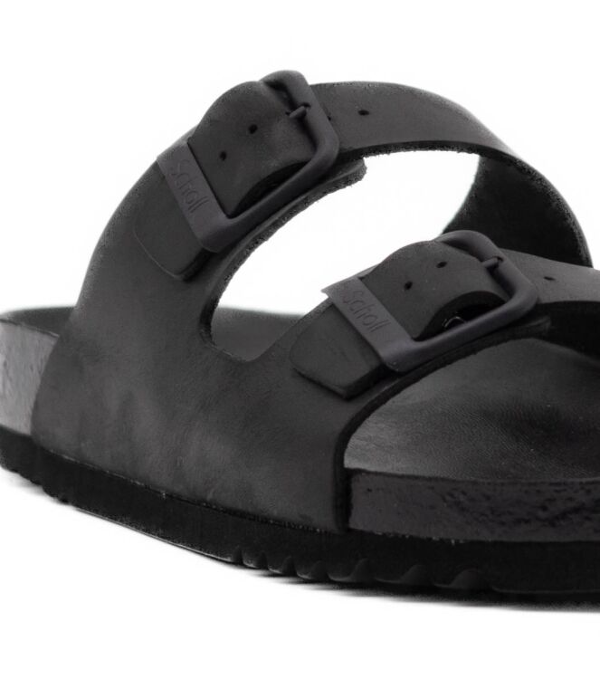 Scholl Heren Slippers in Zwart online kopen 