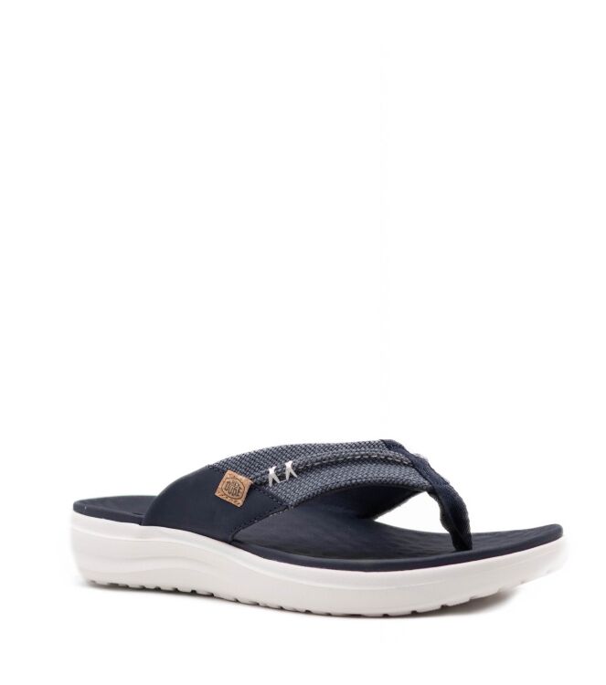 Hey Dude Heren Slippers in Navy Blauw online kopen 