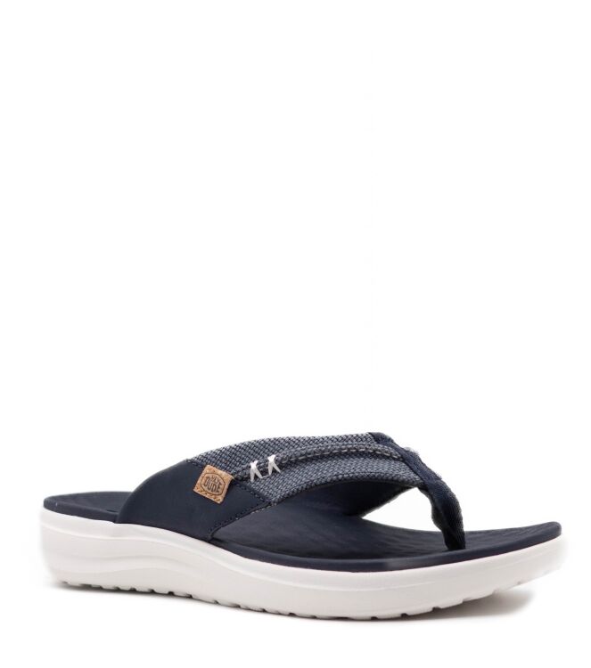 Hey Dude Heren Slippers in Navy Blauw online kopen 
