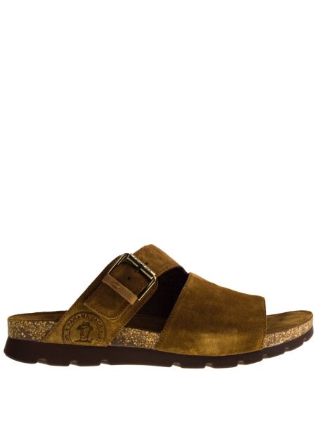 Panama jack Heren slippers bruin suede