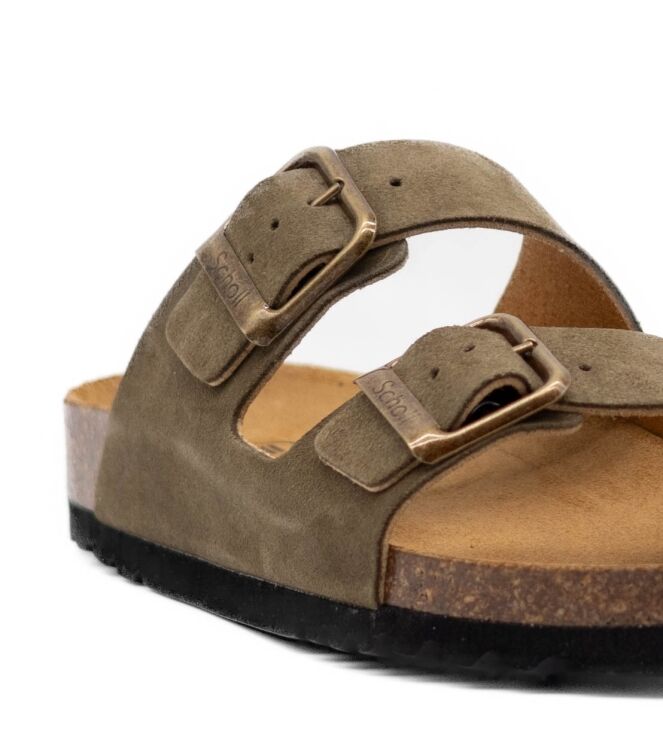 Scholl Heren Slippers in Groen online kopen 