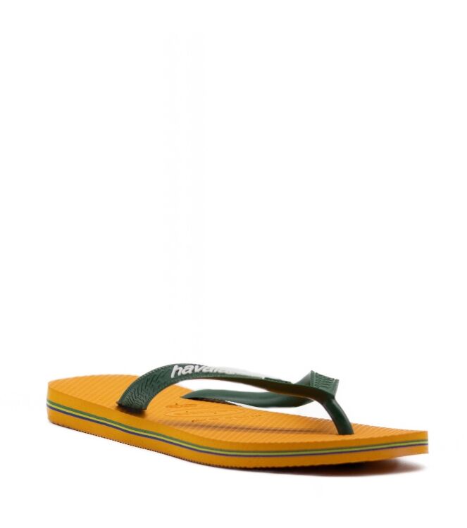 Havaianas Heren Slippers in Groen/Oranje online kopen 