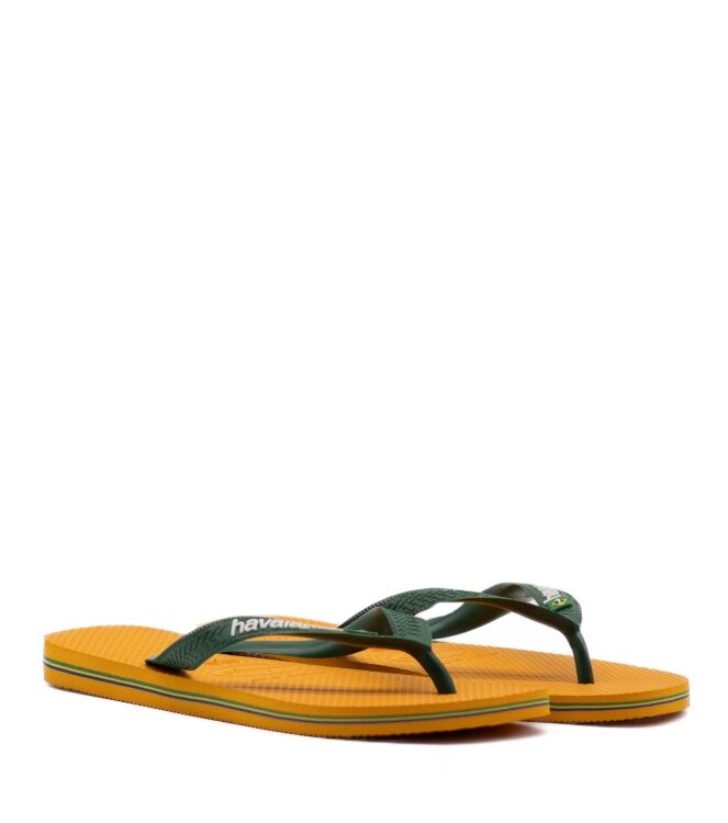Havaianas Heren Slippers in Groen/Oranje online kopen 