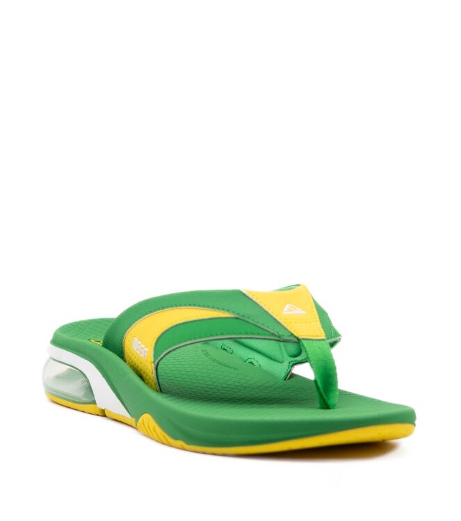 Reef Heren Slippers in Groen/Geel online kopen 